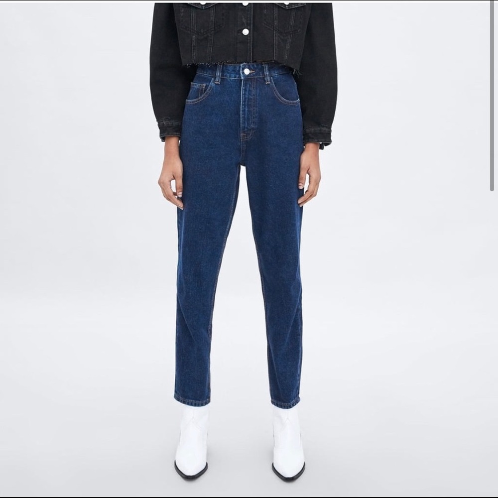 Zara mom jeans fit trf